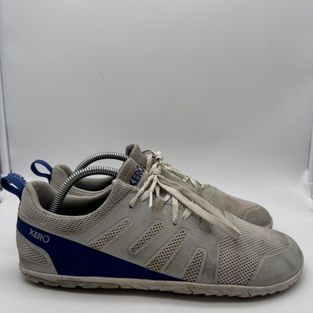 Xero Shoes Forza Runner Minimalist Running Shoes Mens‎ 9.5 White Blue